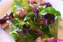 Salade verte mlange au thon